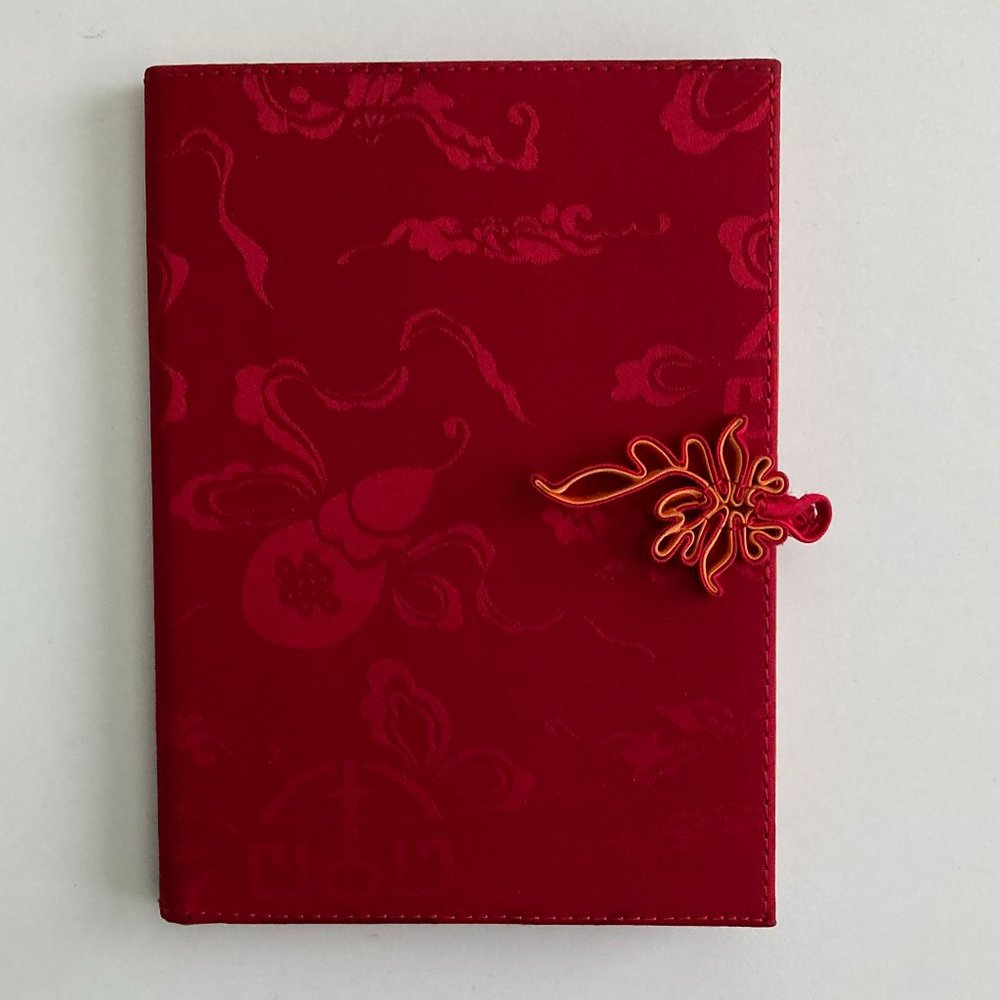 Double View Folder 5x7 Vertical Red Photo Frame